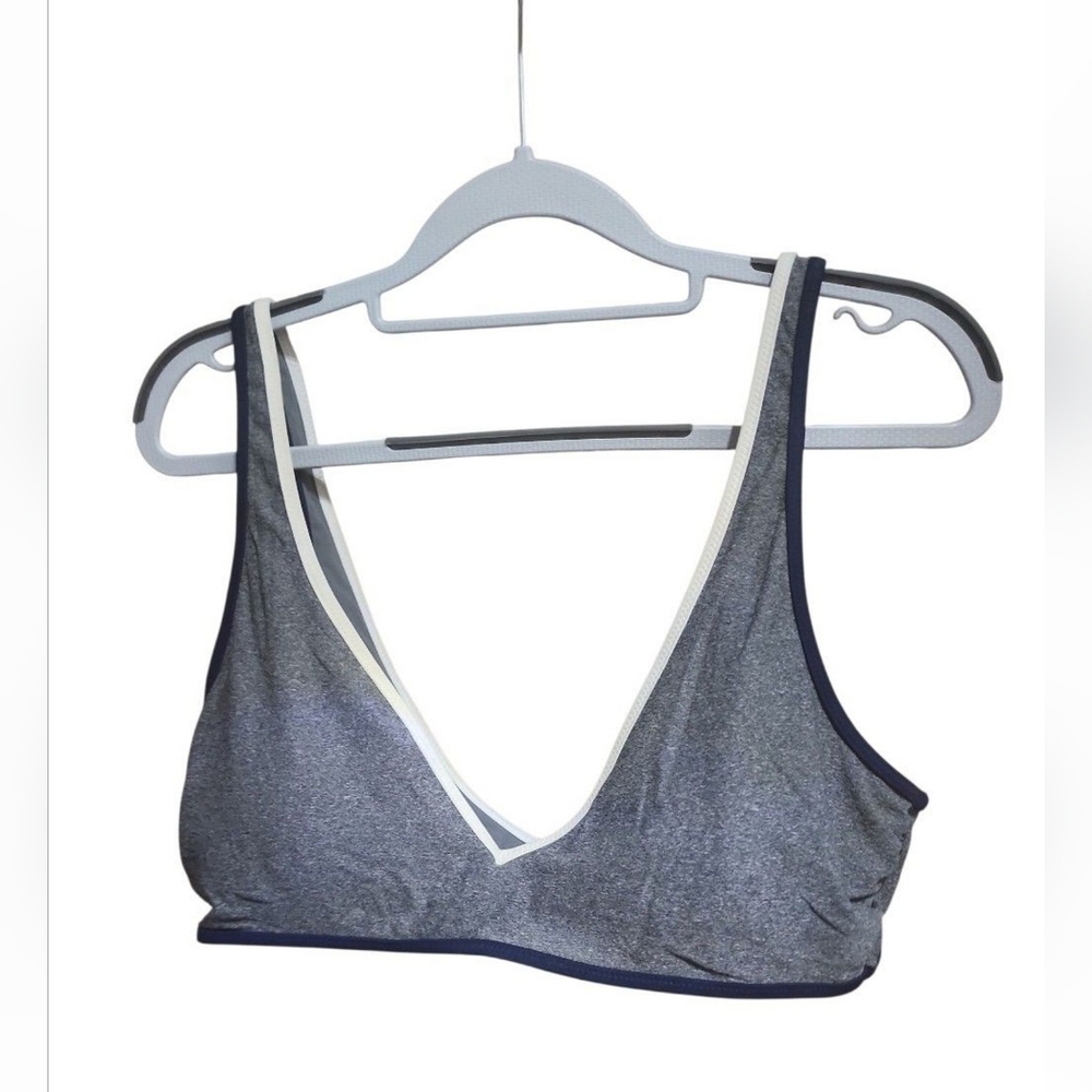 Aerie Gray Swim Coverup Bralette